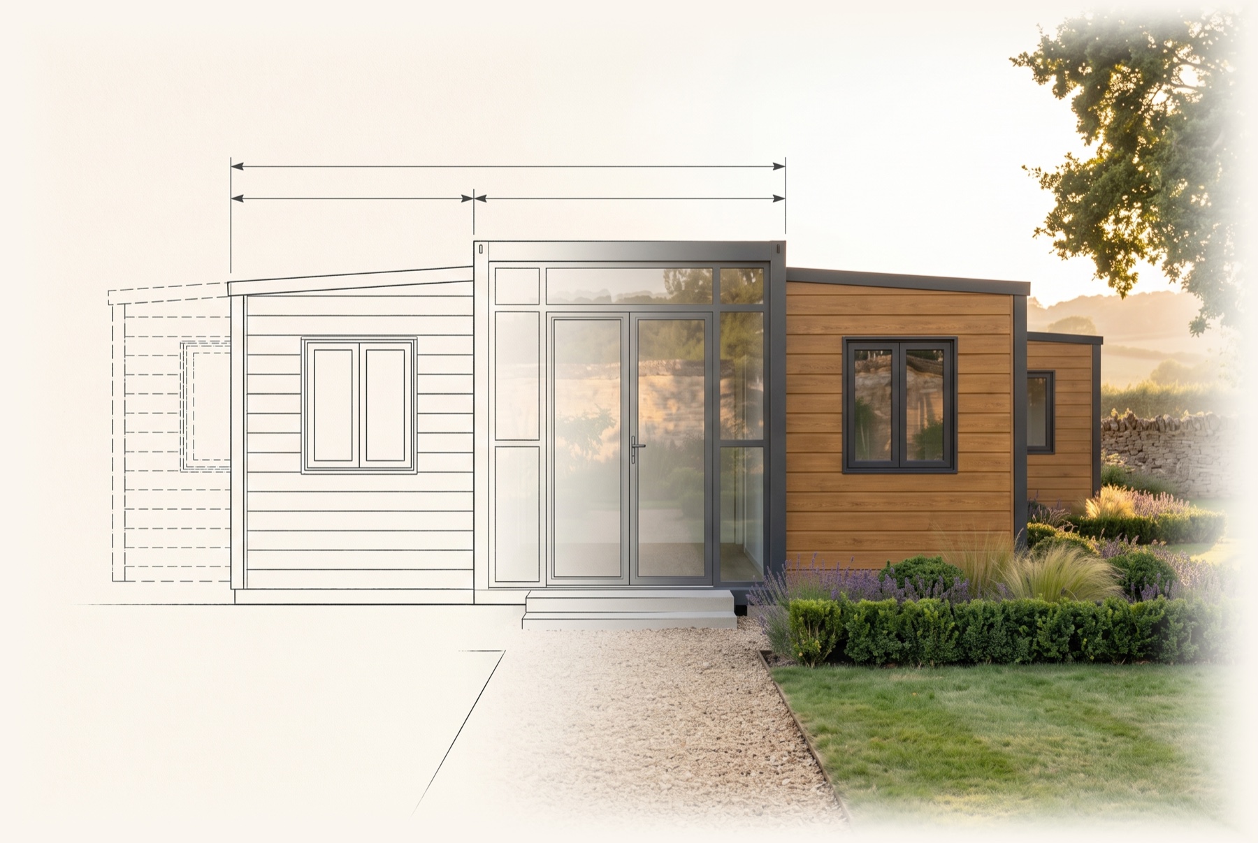 Du plan d'architecte à la maison réelle : l'hébergement modulaire passe du trait au bois et au verre